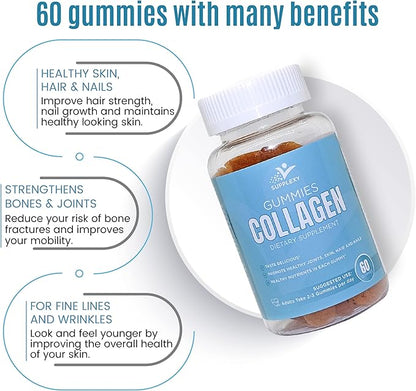 Collagen Gummies - Healthy Nutrients Hair 60 Gummy