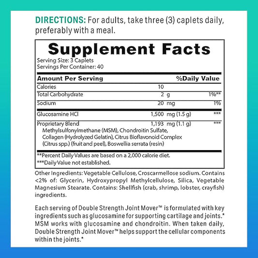 Vitamin World Double Strength Joint Mover, 120 Caplets