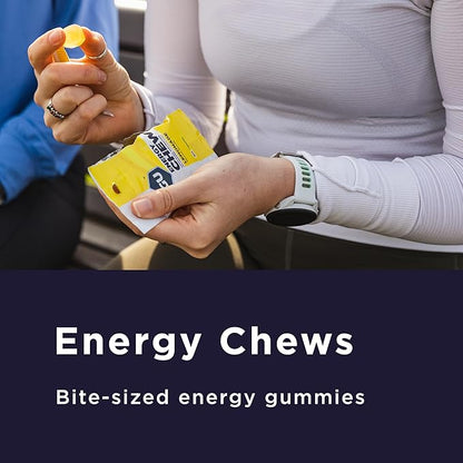 GU Energy Chews, Rainbox Mix Energy Gummies with Electrolytes, Vegan, Gluten-Free, Kosher, Caffeine Free, and Dairy-Free On-The-Go Energy for Any Workout, 12 Bags (24 Servings Total)