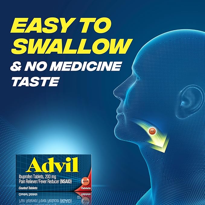 Advil Pain Reliever and Fever Reducer, 200mg for 300 Count, 2 Count
