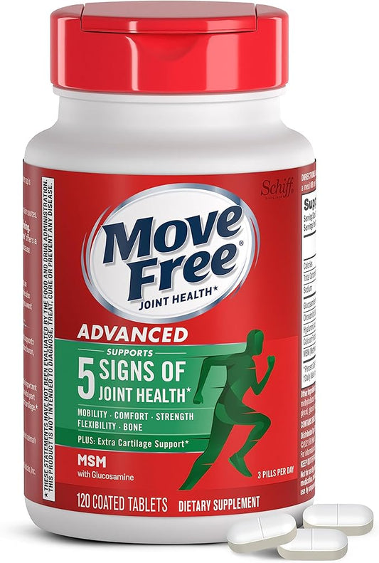 Move Free Advanced Glucosamine Chondroitin MSM 120 Tablets (40 servings)*