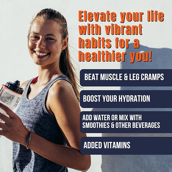 Hi-Lyte Keto K1000 Electrolyte Powder | Orange | Hydration Supplement Drink Mix | Boost Energy & Beat Leg Cramps | No Sugar, No Maltodextrin | 50 Servings