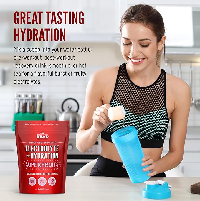 Superfruits Hydration & Electrolyte Beverage 10.8 Ounces, 30 Servings