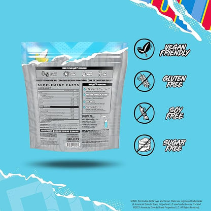 GHOST Hydration Packets, Sonic Ocean Water, 24 Sticks,