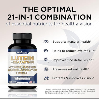 Lutein and Zeaxanthin Supplements 3, Resveratrol,