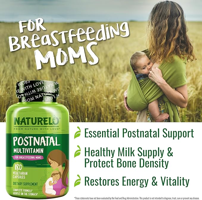 NATURELO Postnatal Multivitamin (180 Count 1))