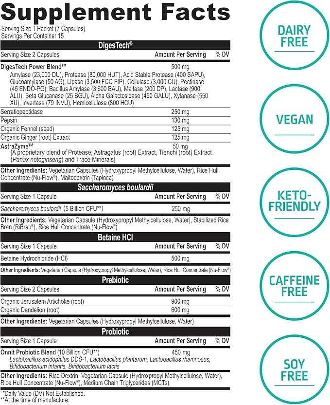 ONNIT Total Gut Health 5 Strains