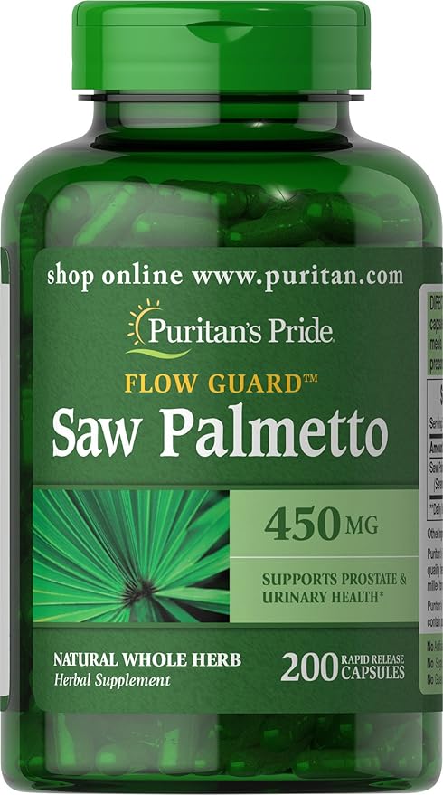 Puritan's Pride Saw Palmetto 450 Mg, 200 Count