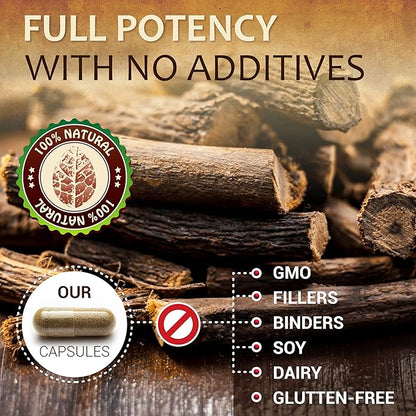 Licorice Root Extract 100 Capsules