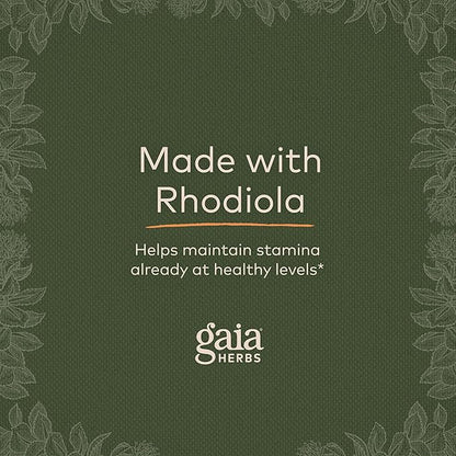Gaia Herbs Rhodiola Rosea 60 Vegan (30-Day Supply)