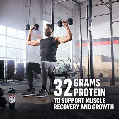 Muscle Milk Genuine Protein Powder, Strawberries 32g Protein, 4.94 Pound