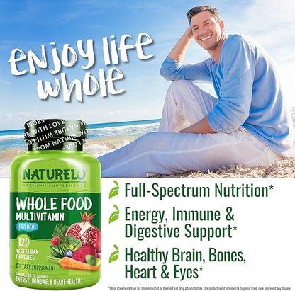 NATURELO Mens Multivitamins 120 Vegetarian