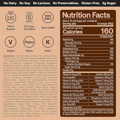 Happy Viking Iced Coffee Protein Powder, 20G Protein, 1 Canister (24 oz.)