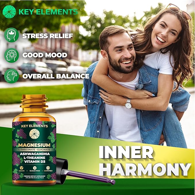 [Sleep, Mood, Calm] Liquid Magnesium L-Threonate D3 with