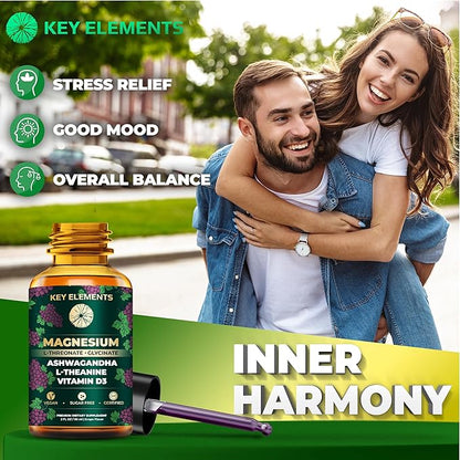 [Sleep, Mood, Calm] Liquid Magnesium L-Threonate D3 with
