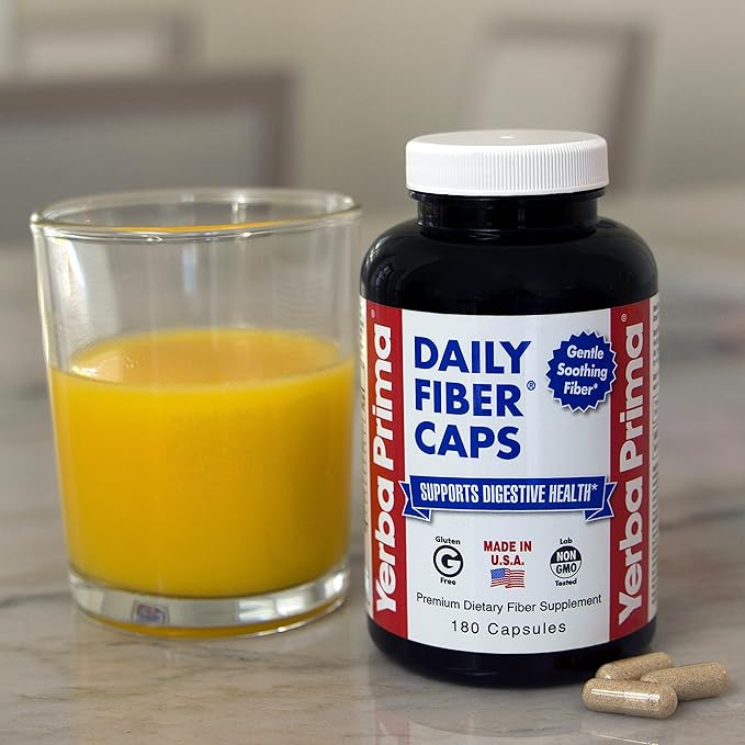 Yerba Prima Daily Fiber Caps 180 Capsules