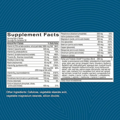 Nature's Sunshine Super Supplemental w/o Iron, 120 Tablets