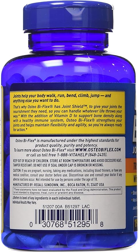 Osteo Bi-Flex Triple Strength Glucosamine Chondroitin 190 Caplets