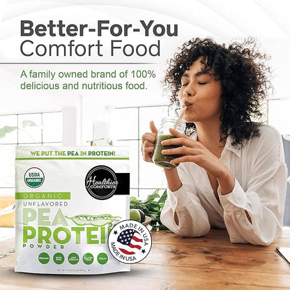 Pea Vegan Protein Powder w/Low Sodium 100% Plant 32oz