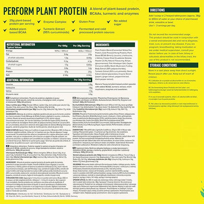 Vivo life Perform Plant Protein Powder 26 Servings 34.8 oz,