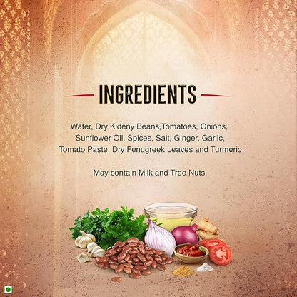Kitchens of India Rajma Masala – Red Kidney Beans Curry, 10 Ounces (Pack of 3), Gourmet Ready to Eat Authentic Vegetarian Indian Food, Gluten-Free