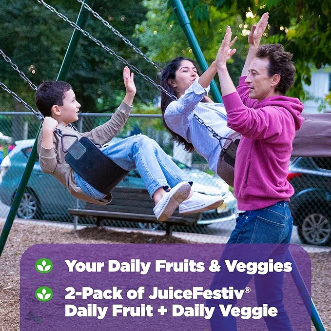 Natrol JuiceFestiv Daily Fruit & Veggie 60 Capsules 2), 30 30 Day