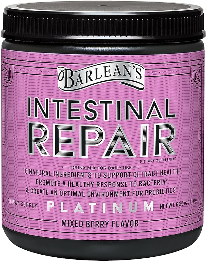Barlean’s Intestinal Repair Gut Health Powder 16 Digestive 6.35 oz
