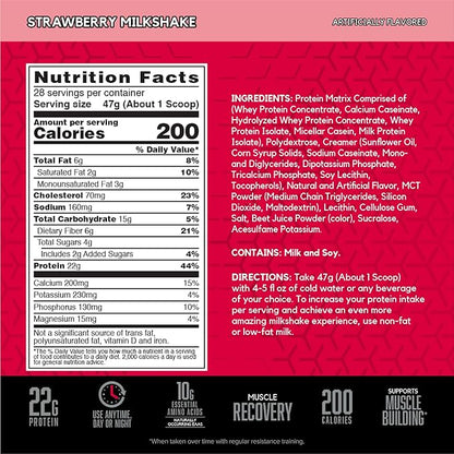 BSN SYNTHA-6 Whey Protein Powder, Strawberry 28 Servings