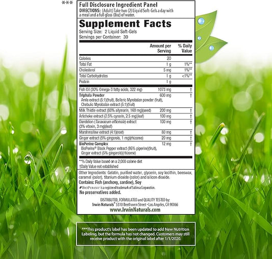 Irwin Naturals Daily Gentle Cleanse 60 Liquid