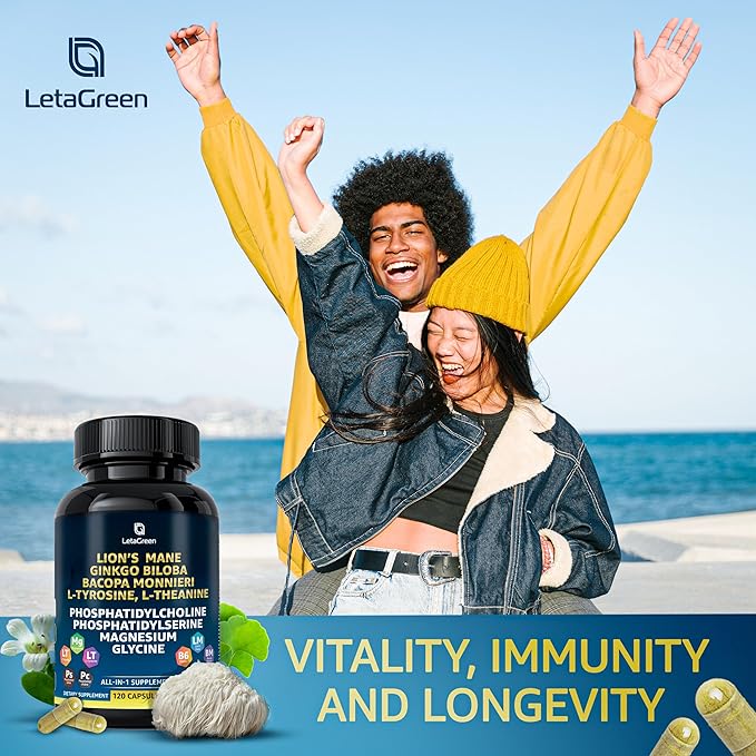 Organic Lions Mane Supplement Capsules 120 Real