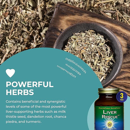 HEALTHFORCE SUPERFOODS Liver Rescue 120 Capsules 3)