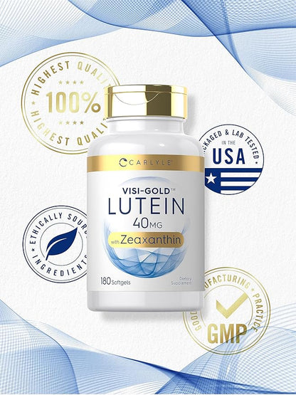 Carlyle Lutein and Zeaxanthin 40 mg 180 Softgels