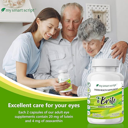 Eye Supplement - Vitamins with Lutein, ARED2 Diet 60 Easy