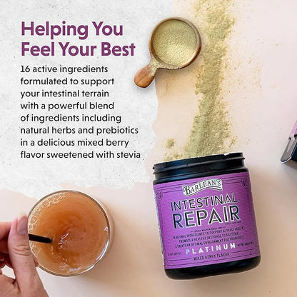 Barlean’s Intestinal Repair Gut Health Powder 16 Digestive 6.35 oz