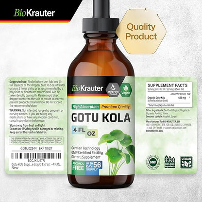 Gotu Kola Tincture 4 Fl.Oz.