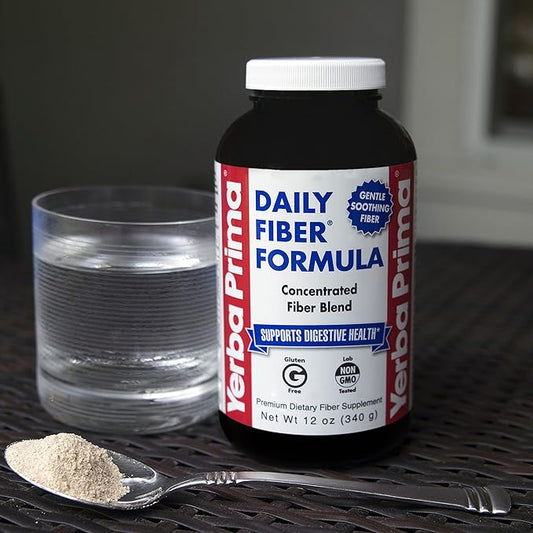 Yerba Prima Daily Fiber Formula Powder 12 oz 2) -