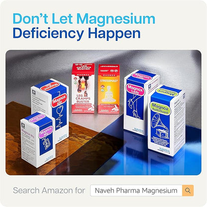 MAGNOX Lady Magnesium Supplement B6, B1, B1, B12, B12, D, 60 Capsules