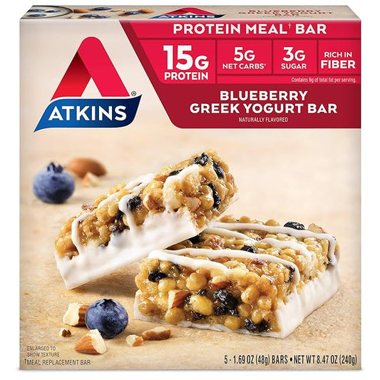 Atkins Blueberry Greek Yogurt Protein Meal 5 Count