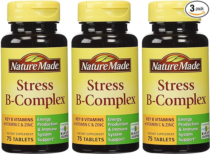 Nature Made Stress B Complex W 75ct (Pack 3) 225 225 ct