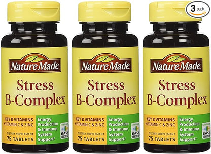 Nature Made Stress B Complex W 75ct (Pack 3) 225 225 ct
