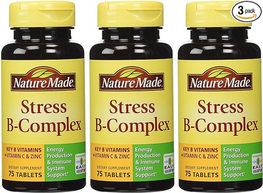 Nature Made Stress B Complex W 75ct (Pack 3) 225 225 ct