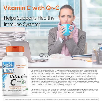 Doctor's Best Best Vitamin C 500mg, 120 Count