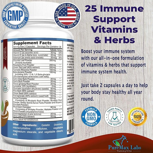 Immune Support Formula 25 Immune 60 Capsules