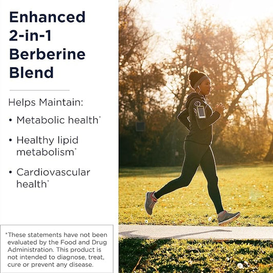 Designs for Health Berberine Synergy - Berberine HCL 400mg + Alpha Lipoic Acid (ALA) for Metabolism, Heart Health + Liver Support - Vegan, Non-GMO Berberine Supplement (60 Capsules)