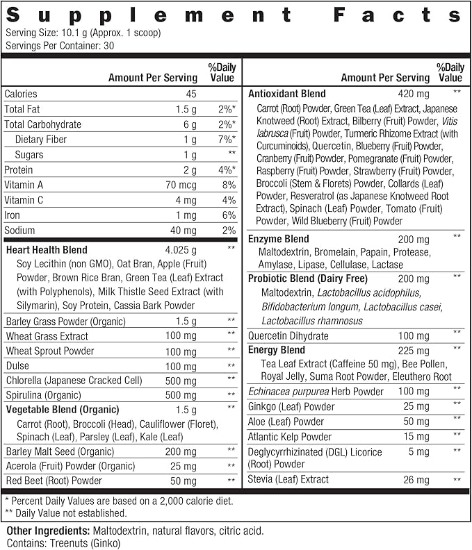 New Vitality Royal Greens Ultra Superfood 10.75oz (30 (30 Day