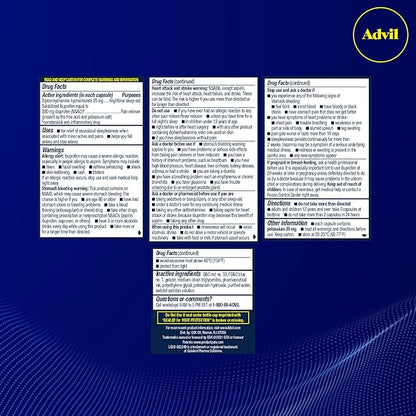 Advil PM Liqui-Gels Pain Reliever and 80 Liquid