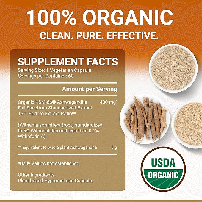 KSM-66 Ashwagandha KSM 66 Ashwagandha KSM-66 66 | KSM66 Ashwagandha 60 Capsules