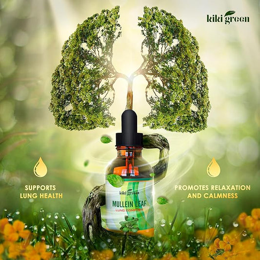 KIKI Green Liquid Mullein Leaf Tincture 2 fl