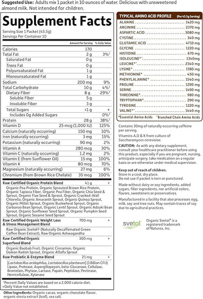 Garden of Life Raw Organic Fit 28g Plant 10ct Tray