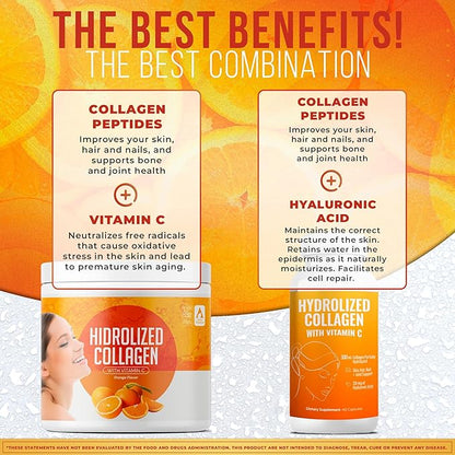 Hydrolyzed Collagen Powder Supplement 200gr (Bundle 2)